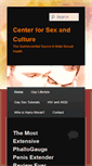 Mobile Screenshot of centerforsexandculture.com